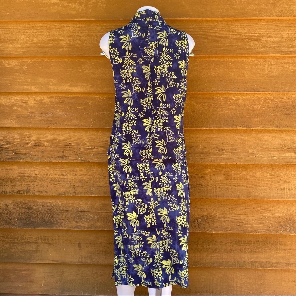 OJAI Vintage Floral Island Style Tank Skirt Set - Picture 9 of 13